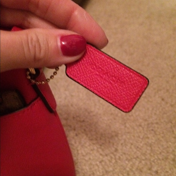 Pink Coach Crossbody with Removable Pouch - Picture 5 of 5